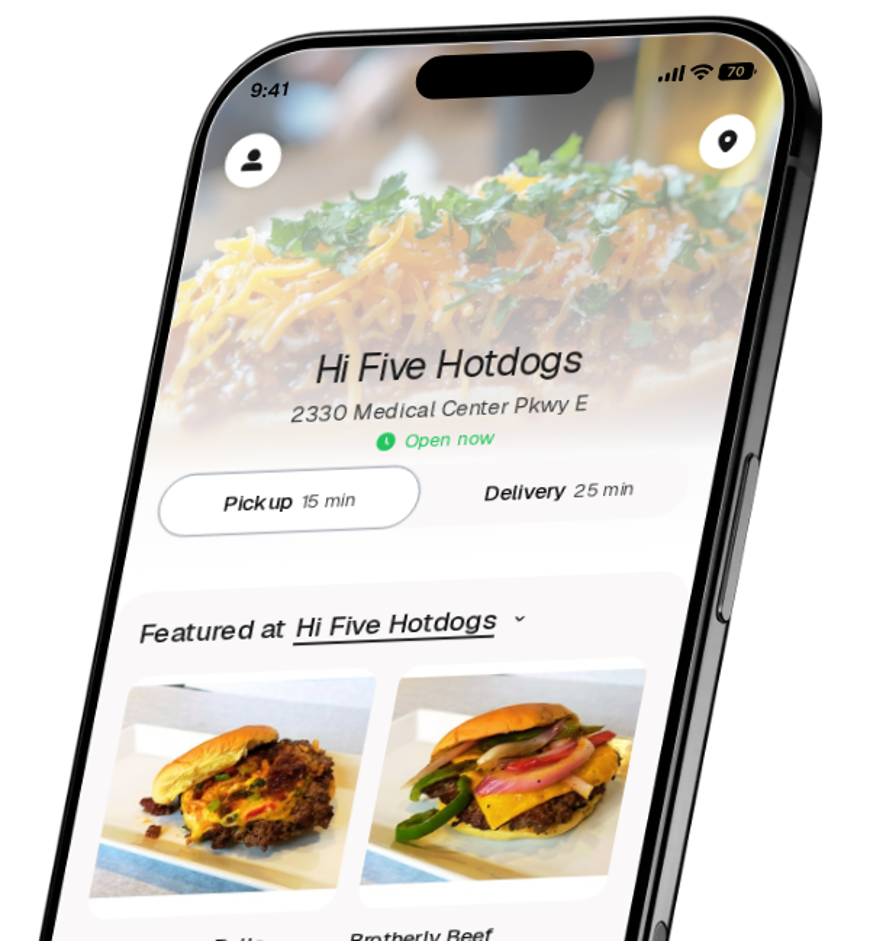 Hi Five Hotdogs app preview